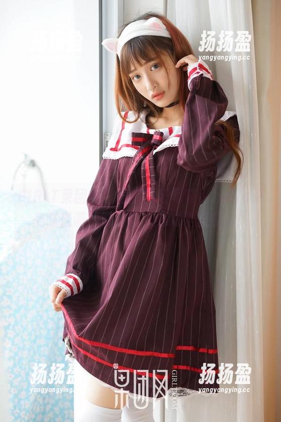 GIRLT果团网 - 最新透明写真，little贝壳喵低调却又高调，宛如隐形超人！