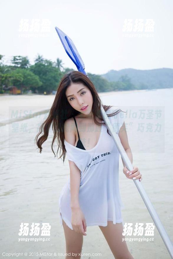 MiStar魅妍社-夏倪可ella MiStar魅妍社 - 全新夏倪可ella万圣节壁纸,高清到能闻到那股“德芙”巧克力味!